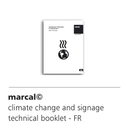 marcal technical specifications climate change signage